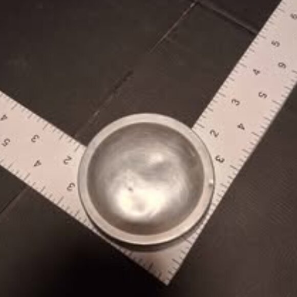 Vintage green uranium glass "Hoosier" jar 6"1/4 Tall x 3" wide - Picture 7 of 7